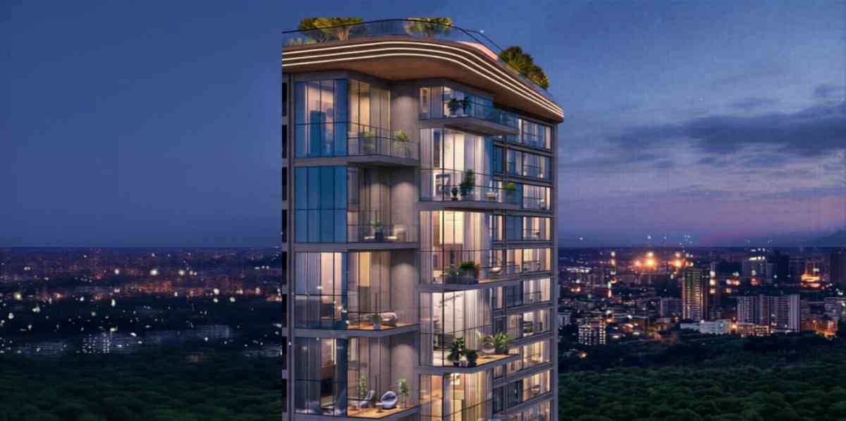 Tribeca Lullanagar modern residential tower elevation at Lulla Nagar Pune